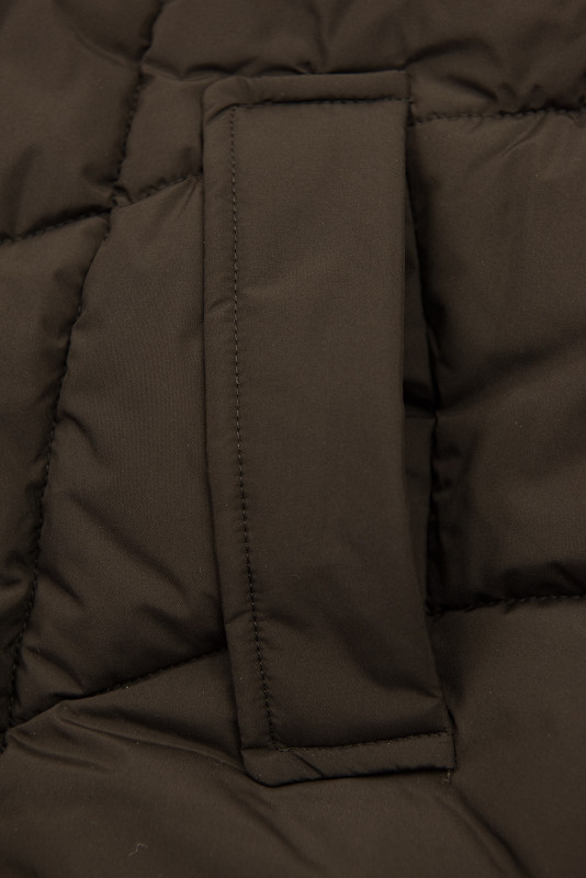 Steppjacke für den Winter Schokoladenbraun
