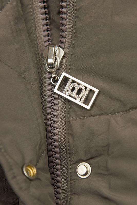 Steppjacke für den Winter Taupe