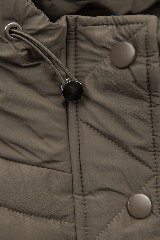 Steppjacke für den Winter Taupe