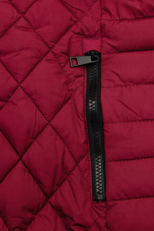 Leichte Steppjacke von LHD weinrot