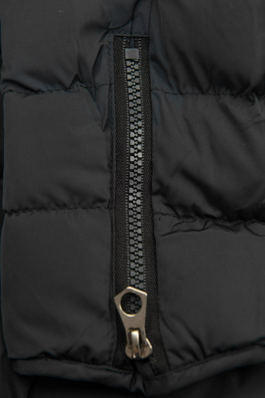 Winter Steppmantel schwarz/anthrazit