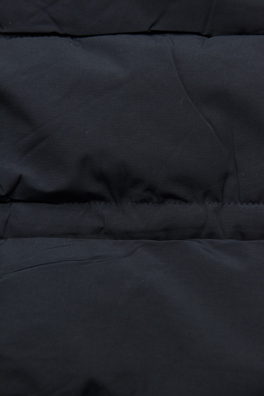 Winterjacke dunkelblau/beige