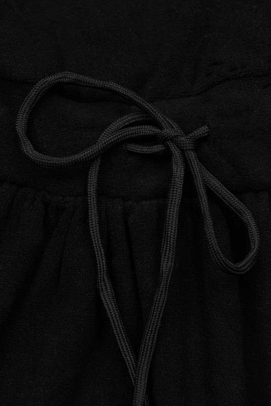 Kleid mit Spitze Schwarz