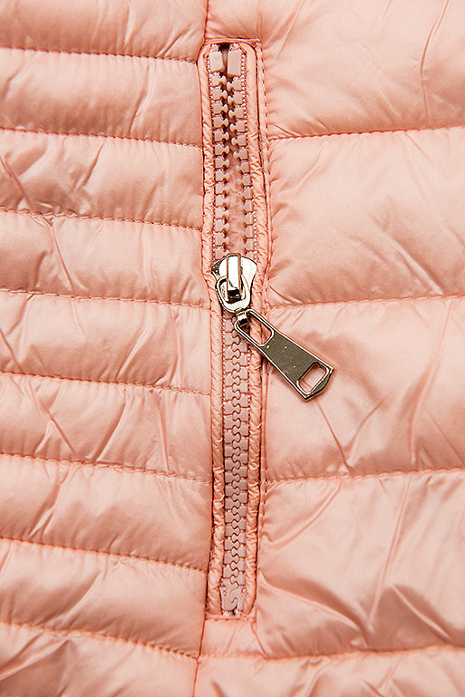 Leichtsteppjacke mit Kapuze rosa