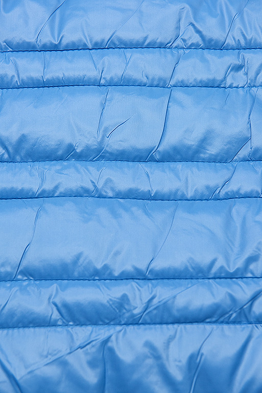 Steppjacke in kurzer Form blau