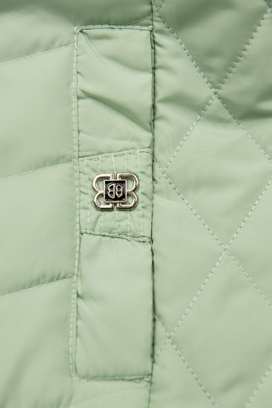 Weste mit Kapuze Mint