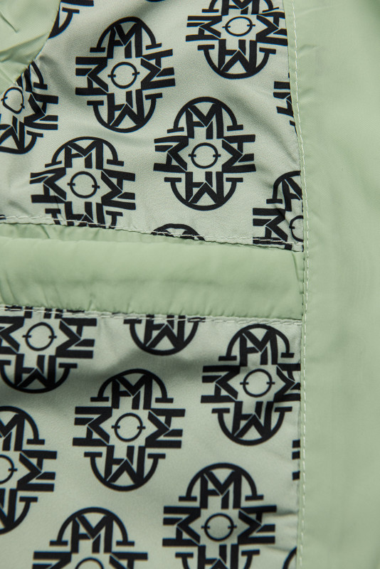 Weste mit Kapuze Mint