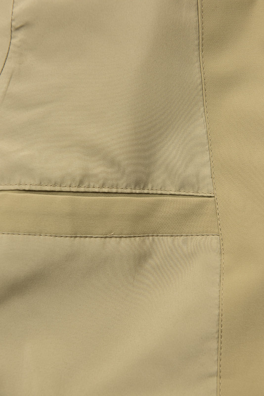 Frühlingsmantel mit Kapuze Beige
