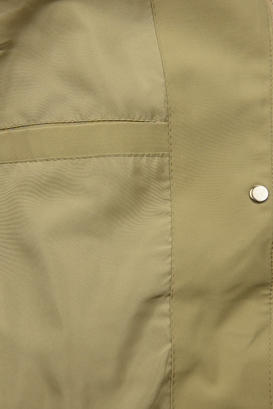 Trenchcoat mit kariertem Futter, dark beige