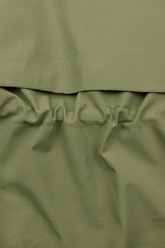 Trenchcoat mit kariertem Futter, Grün