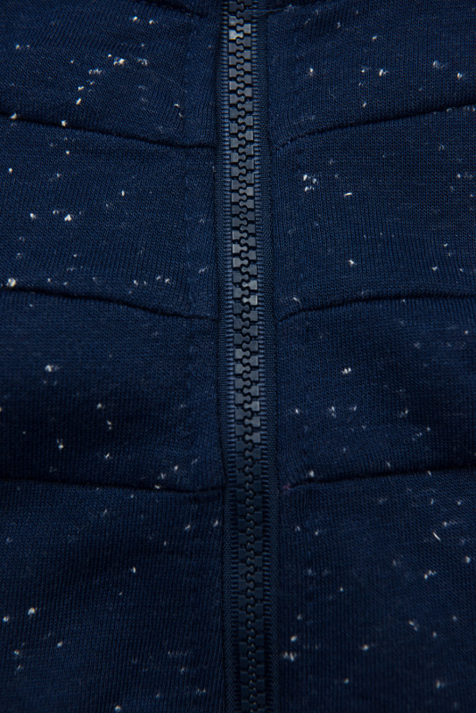 Sweatjacke dunkelblau-meliert