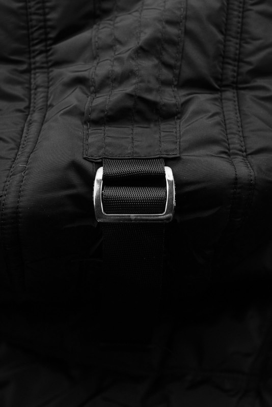 Wintermantel mit Teddy-Futter Schwarz