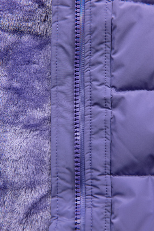 Winterjacke mit Kordel Violett