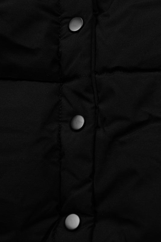 Damen-Winterjacke mit Kapuze FLURRY Schwarz