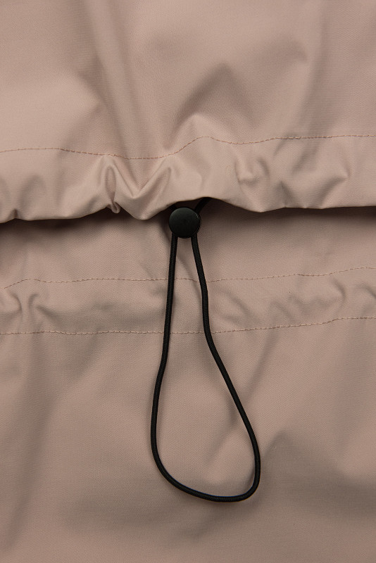 Damen-Übergangsjacke mit Kapuze - Altrosa