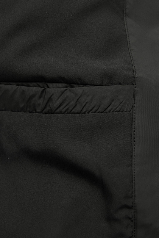 Gesteppte Damen-Frühlingsjacke Schwarz