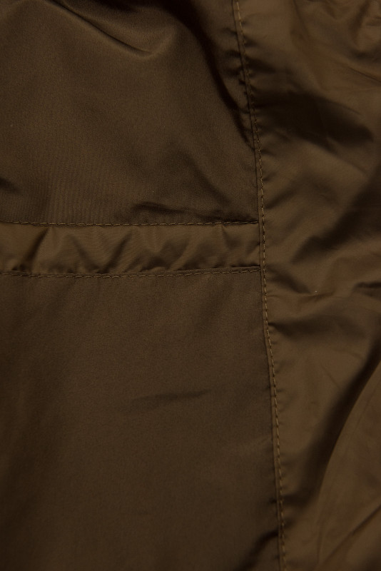 Damen-Übergangsjacke mit Strickärmeln Braun