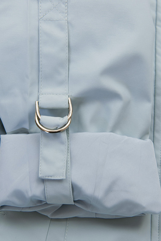 Hellblauer Parka für Frühling/Herbst