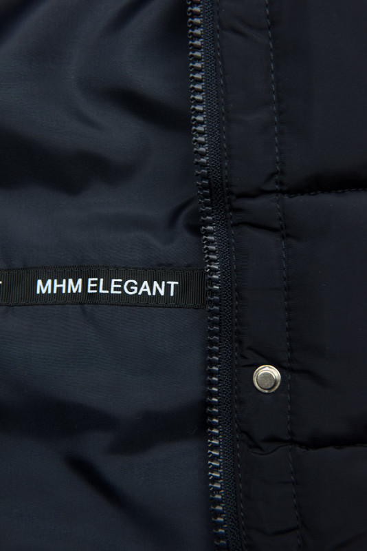 Parka mit kuschelig gefütterter Kapuze dunkelblau