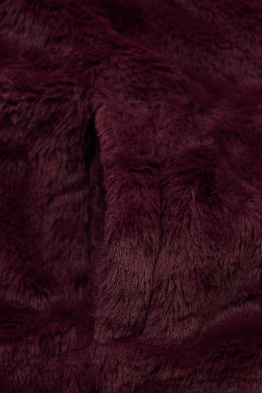 Damen Winterjacke zum Wenden Weinrot