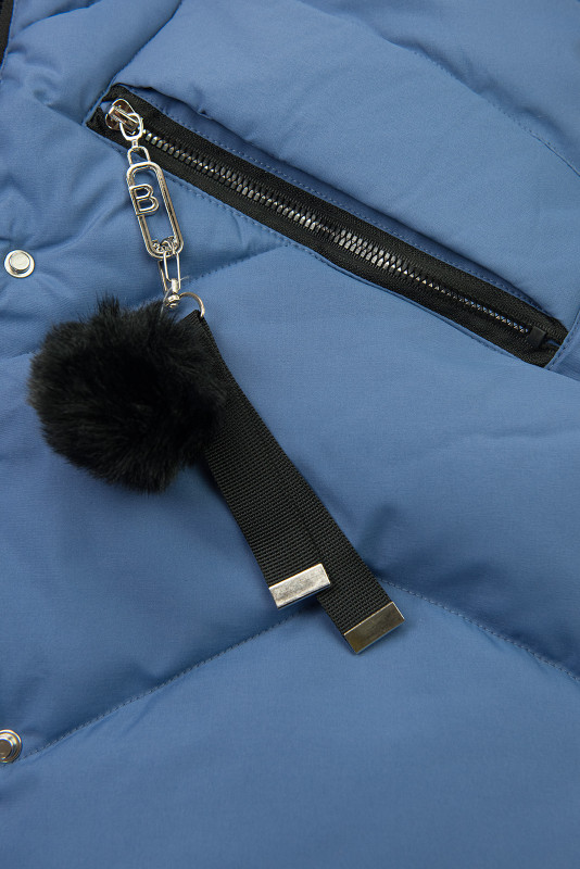 Winterjacke mit Kapuze FROST Blau