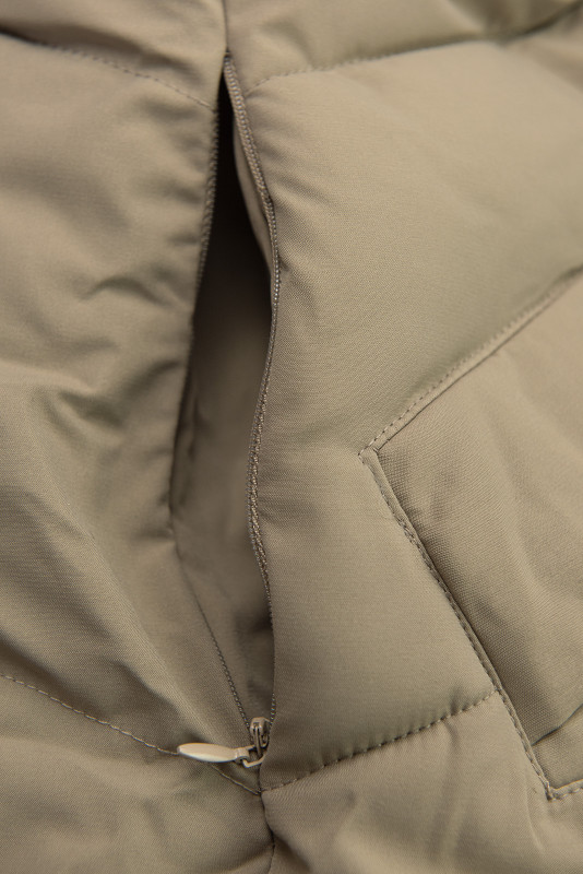 Winterjacke mit Kapuze FROST Beige