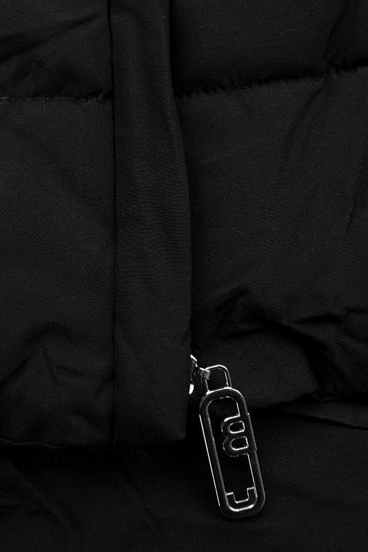 Winterjacke mit Kapuze FROST Schwarz