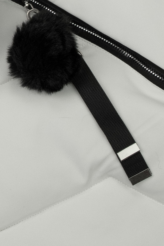 Winterjacke mit Kapuze FROST Weiß