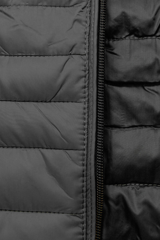 Steppjacke mit Kapuze Anthrazit