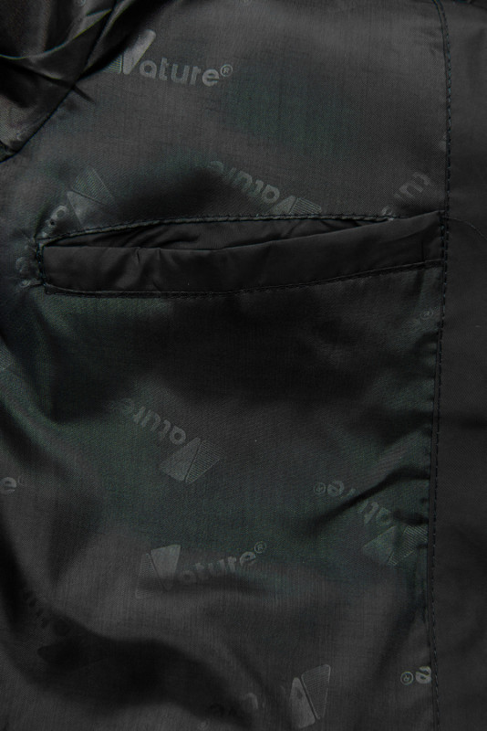 Leichte Steppjacke mit Kapuze Schwarz