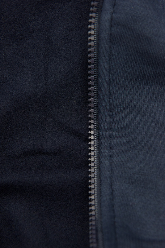 Sweatjacke mit Blumenmuster dunkelblau