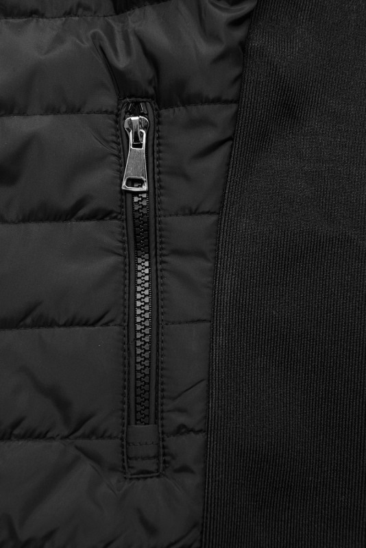 Beidseitig tragbare Jacke in Schwarz