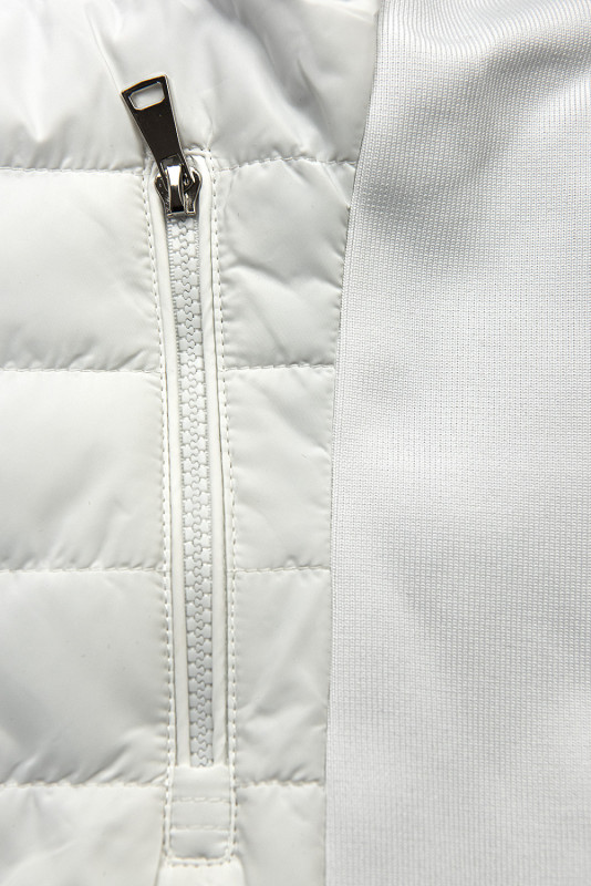Beidseitig tragbare Jacke in Weiß