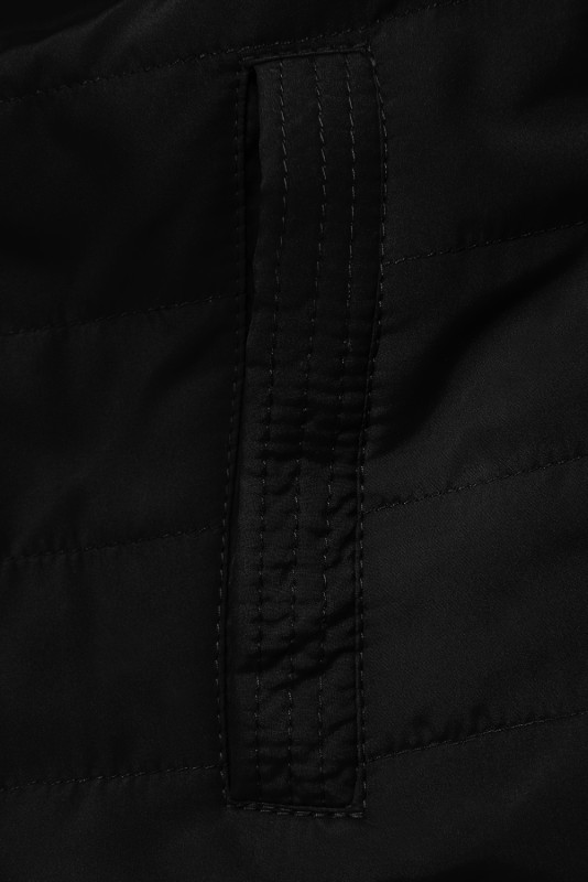 Wendejacke mit abnehmbarer Kapuze Gelb/Schwarz