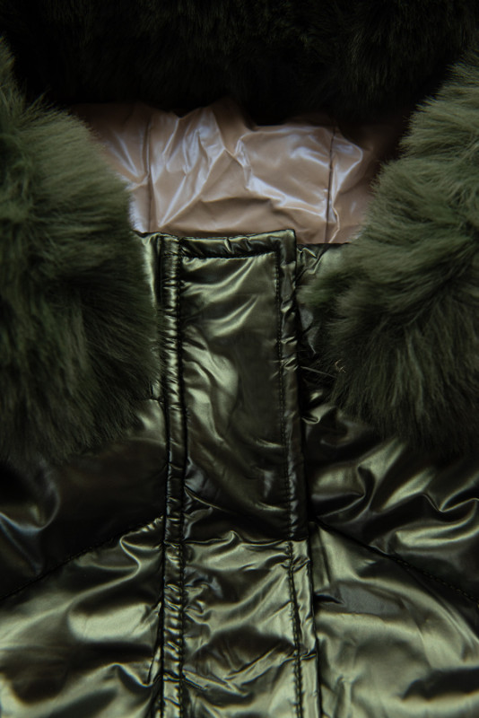 Winterjacke für Mädchen Glänzend Grün