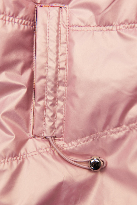 Jacke mit Kapuze Perlrosa