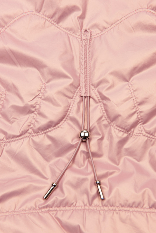 Jacke mit Kapuze Perlrosa