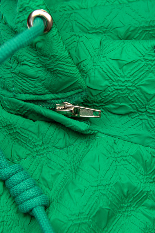 Bomberjacke mit Kapuze Grün