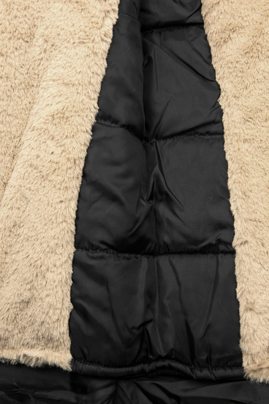 Warmer Parka mit Fleecefutter schwarz