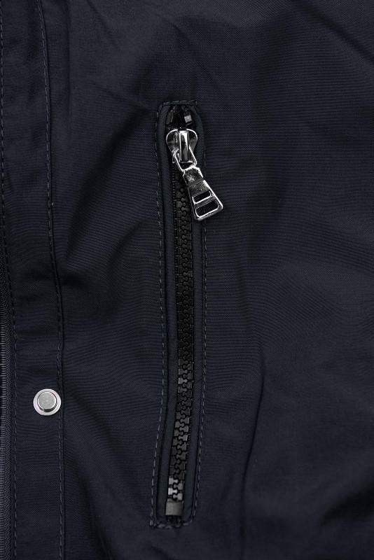 Parkajacke mit abnehmbarem Teddy-Futter dunkelblau/beige