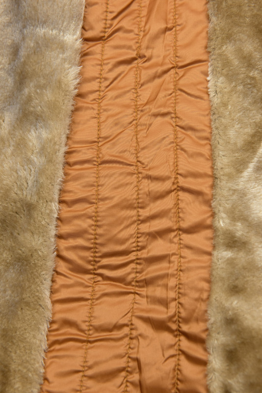 Parka mit abnehmbarem Teddyfutter braun