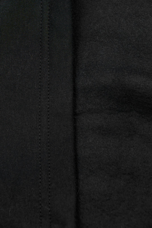 Verlängerte Sweatshirt /Sweatkleid schwarz