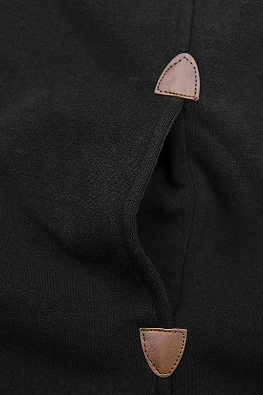 Sweatjacke/Sweatkleid schwarz