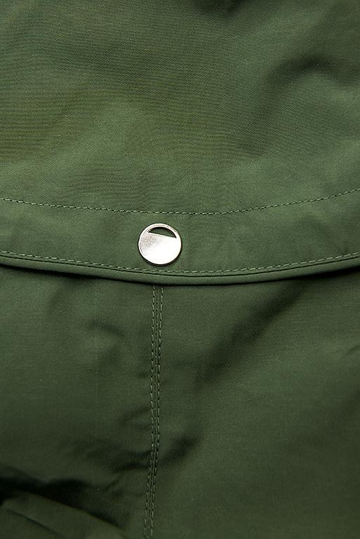 Frühlings-Wendeparka khaki/schwarz