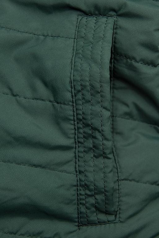 Parka mit Hahnentrittmuster braun/grün