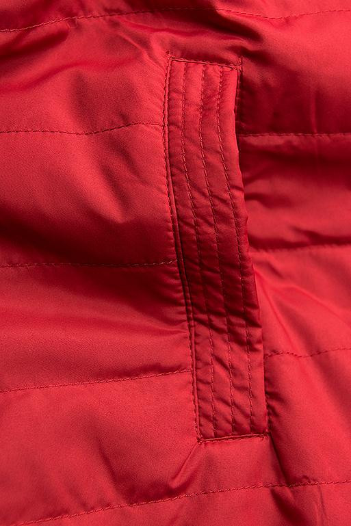 Wende-Parka mit Kapuze dunkelblau/rot