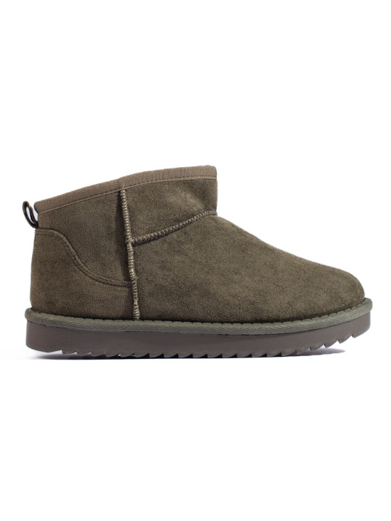 Dunkelgrüne Damen Schneestiefel von Shelovet