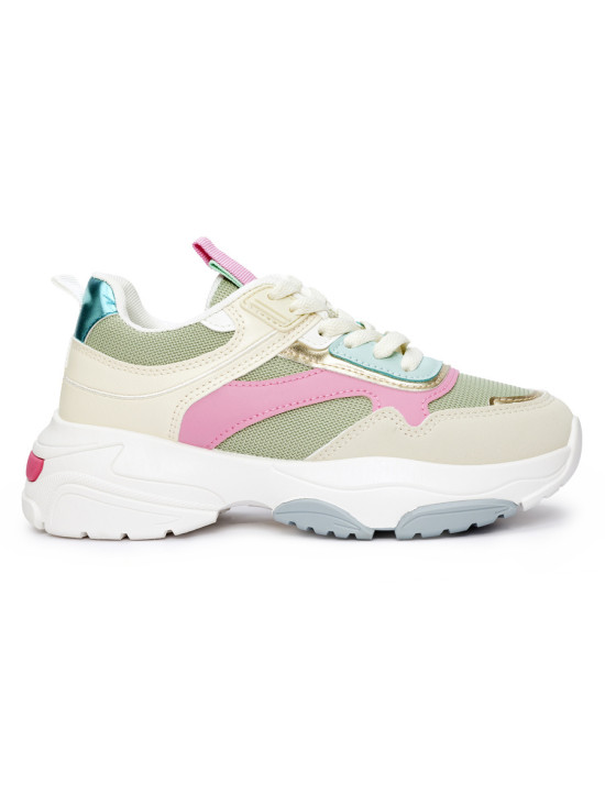 Damen Sport Sneakers mit dicker Sohle