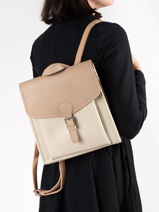 Helle beige Damen Rucksack