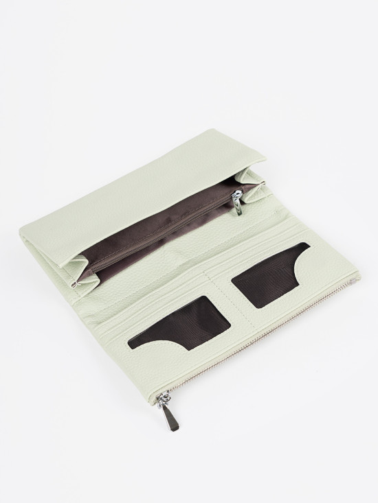 Klassische Damenbörse in Grün